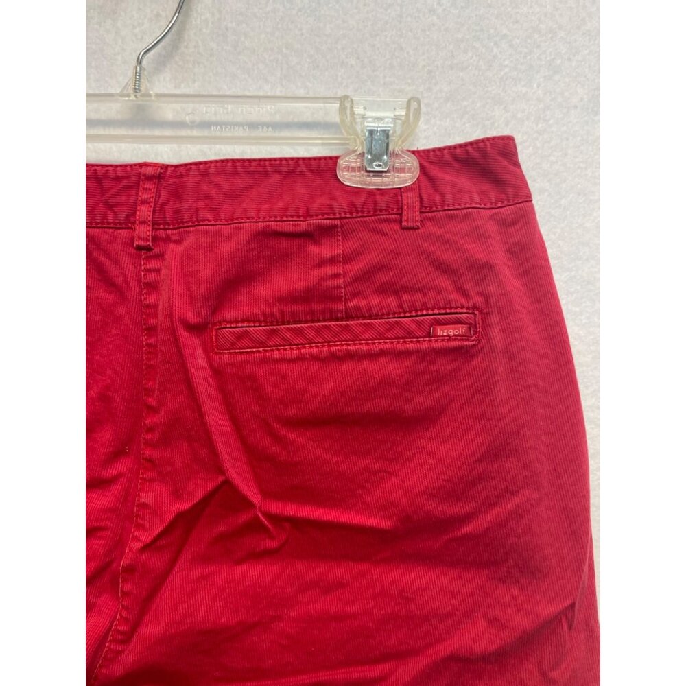 Liz Golf Audra Shorts Red Size 12 - Picture 6 of 12